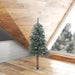 3'Hx22"W Natural Trunk With Bark Alpine Artificial Christmas Tree, Unlit -Green - B907330