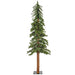 5'Hx25"W Natural Trunk With Bark Alpine Artificial Christmas Tree, Unlit -Green - B907350