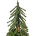 5'Hx25"W Natural Trunk With Bark Alpine Artificial Christmas Tree, Unlit -Green - B907350