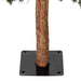 4'Hx25"W Set Of Natural Trunk With Bark Alpine Artificial Christmas Trees, LED Pre-Lit -Green - B907381LED
