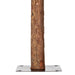 4'Hx25"W Set Of Natural Trunk With Bark Alpine Artificial Christmas Trees, LED Pre-Lit -Green - B907381LED