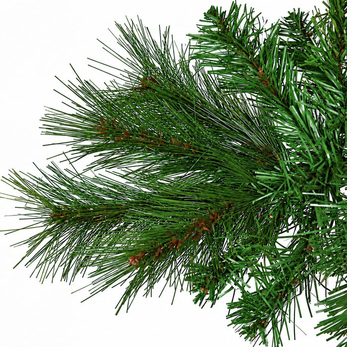 7'6"Hx52"W Mika Pine Artificial Christmas Tree, Unlit -Green - C132750