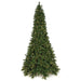 7'6"Hx52"W Mika Pine Artificial Christmas Tree, Pre-Lit -Green - C132751
