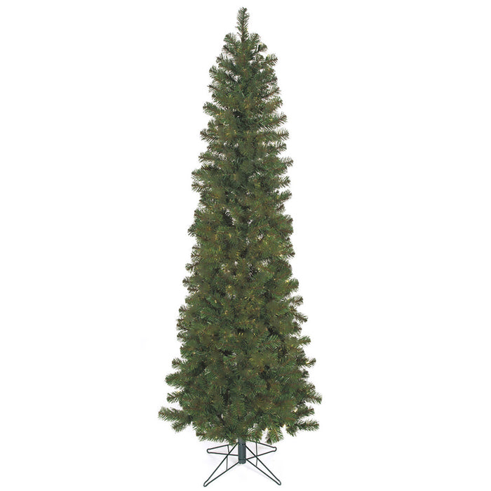 9'Hx42"W Virginia Pine Artificial Christmas Tree, Unlit -Green - C143320