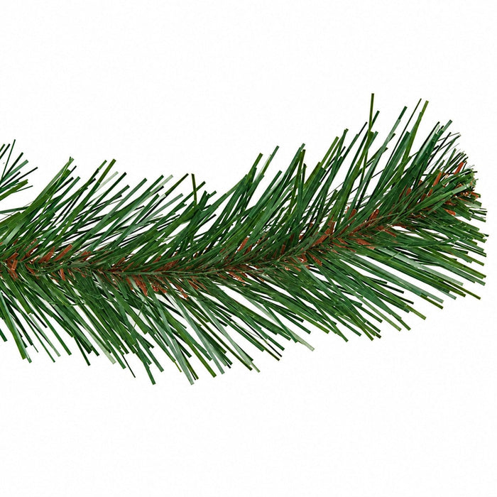 7'6"Hx34"W Virginia Pine Artificial Christmas Tree, Unlit -Green - C143310