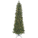 9'Hx42"W Virginia Pine Artificial Christmas Tree, LED Pre-Lit -Green - C143324