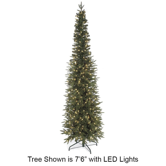 7'6"Hx30"W PE Nordmann Fir Artificial Christmas Tree w/Stand -Green - C160170