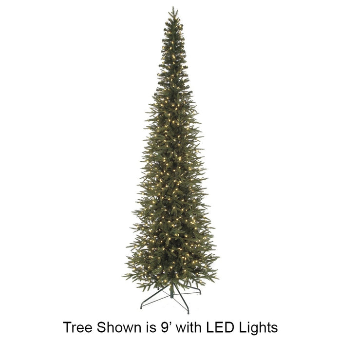 9'Hx38"W PE Nordmann Fir Artificial Christmas Tree w/Stand -Green - C160180