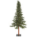 8'Hx50"W Natural Trunk Alpine Artificial Tree, Unlit -Green - C160200