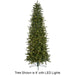 9'Hx46"W PE Douglas Fir Artificial Christmas Tree w/Stand -Green - C-171250