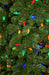 16'Hx90"W Commercial Slim Swiss Pine Artificial Christmas Tree w/Tree Frame, C7 LED Pre-Lit (Multicolor) -Green - C17143C7