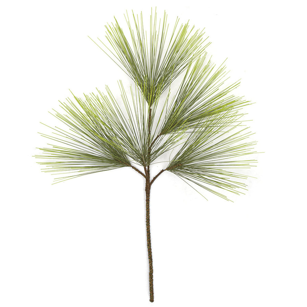 36" Artificial Long Needle Pine Stem Green Christmas Pine Stems