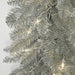 6'Lx12"W Matte Silver Pine LED-Lighted Artificial Garland -Silver (pack of 2) - C174124