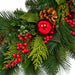 6' Mixed Hampton Pine Artificial Garland -Green/Red (Pack of 2) - C180070