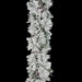 9'Lx14"W Flocked Bavarian Pine Artificial Garland -White (Pack of 2) - C180370
