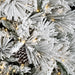 9'Lx14"W Flocked Bavarian Pine Artificial Garland, Micro LED Pre-Lit -White (Pack of 2) - C180374
