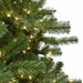 15'Hx124"W Fluff-Free Deluxe Virginia Pine Artificial Christmas Tree, LED Pre-Lit -Green - C181064