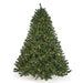 9'Hx80"W Fluff-Free Deluxe Virginia Pine Artificial Christmas Tree, LED Pre-Lit -Green - C181044