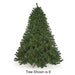 12'Hx112"W Fluff-Free Deluxe Virginia Pine Artificial Christmas Tree, Unlit -Green - C-181050