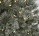5'Hx37"W Glittered & Flocked Butte Pine LED-Lighted Artificial Christmas Tree w/Stand -Green/White - C190104