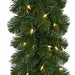 9'Lx12"W Virginia Pine Artificial Garland, LED Pre-Lit -Green (Pack of 2) - C190344