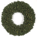 60" Artificial PVC Virginia Pine LED-Lighted Hanging Wreath -Green - C190374