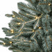 5'Hx43"W PE Appalachian Fir Artificial Christmas Tree, Micro LED Pre-Lit (Twinkle) -Green/Blue - C195004