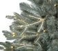 5'Hx43"W PE Appalachian Fir LED-Lighted Artificial Christmas Tree w/Stand -Green/White - C195004