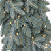36" PE Appalachian Fir Artificial Wreath, Micro LED Pre-Lit (Twinkle) -Green/Blue - C195074