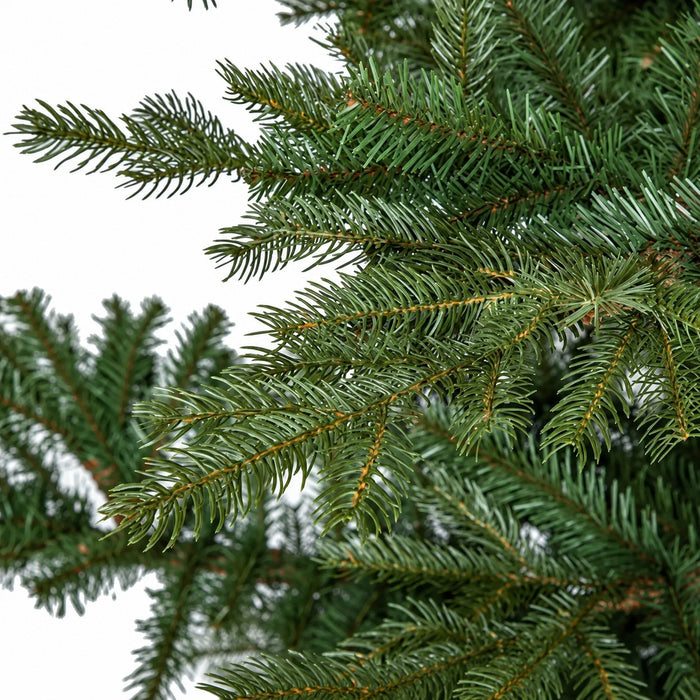 9'Hx81"W PE Arkansas Spruce Artificial Christmas Tree, Micro LED Pre-Lit -Green - C195214