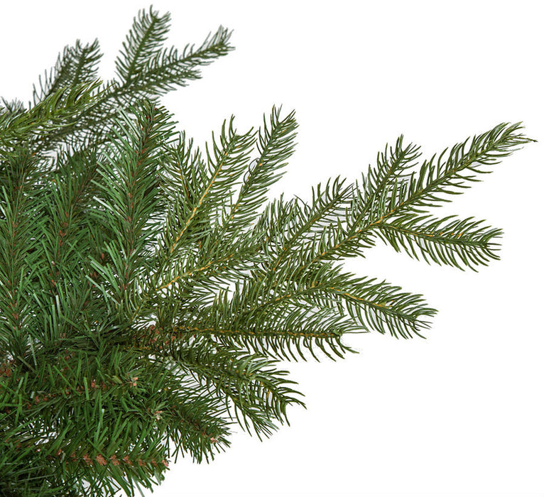 7'6"Hx67"W PE Arkansas Spruce Artificial Christmas Tree w/Stand -Green - C195200