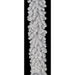 9'Lx12"W Snowed Snowy Spruce LED-Lighted Artificial Garland -White - C195428