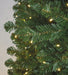 14'Hx121"W Commercial Breckenridge Pine Artificial Christmas Tree w/Tree Frame, Outdoor LED Pre-Lit -Green - C195618