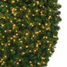 96" Commercial Outdoor Artificial Breckenridge Pine Wreath, LED Pre-Lit -Green - C195658