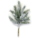 18" Flocked Artificial Frasier Fir Stem -Green/White (Pack of 12) - C-2000