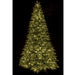 12'Hx88"W PE Frosted Sheldon Fir LED-Lighted Artificial Christmas Tree w/Stand -White/Green - C200494