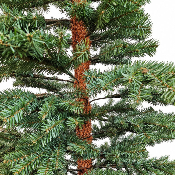 4'Hx36"W Natural-Look Trunk Frasier Pine Artificial Tree, Unlit -Green/Blue - C200600