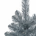 5'Hx30"W Tinsel Ombre Artificial Christmas Tree, Unlit -Silver/Blue - C201000