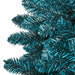 5'Hx30"W Tinsel Ombre Artificial Christmas Tree, Unlit -Silver/Blue - C201000