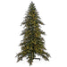 9'Hx87"W PE Princeton Fir LED-Lighted Artificial Christmas Tree w/Stand -Green - C201204