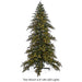 15'Hx95"W PE Princeton Fir LED-Lighted Artificial Christmas Tree w/Stand -Green - C201224
