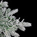 12'Hx82"W PE Frosted Highland Spruce Cluster Artificial Christmas Tree, Micro LED Pre-Lit -White/Green - C201254