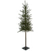 7'Hx28"W Butte Pine Artificial Tree w/Stand -Green - C201330