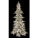 9'Hx51"W PE Snowed Hartford Spruce LED-Lighted Artificial Christmas Tree w/Stand -White/Green - C210064