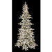 9'Hx51"W PE Flocked Hartford Spruce Artificial Christmas Tree, LED Pre-Lit -White/Green - C210064