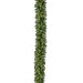 9'Lx12"W PE Grand Spruce Artificial Garland, Micro LED Pre-Lit -Green/Blue - C220224