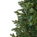 9'Lx12"W PE Grand Spruce Artificial Garland, Micro LED Pre-Lit -Green/Blue - C220224