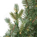 36" PE Artificial Blue Grand Fir Wreath, Micro LED Pre-Lit -Green/Blue - C220244
