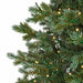 12'Hx59"W PE Slim Grand Spruce Artificial Christmas Tree, Micro LED Pre-Lit -Green/Blue - C220284