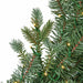 5'Hx31"W PE Slim Grand Spruce Artificial Christmas Tree, Micro LED Pre-Lit -Green/Blue - C220264